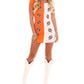 Peach Love - Football Sequin Colorblock Mini Dress