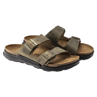 Birkenstock - Sandália Masculina de Couro Oleado