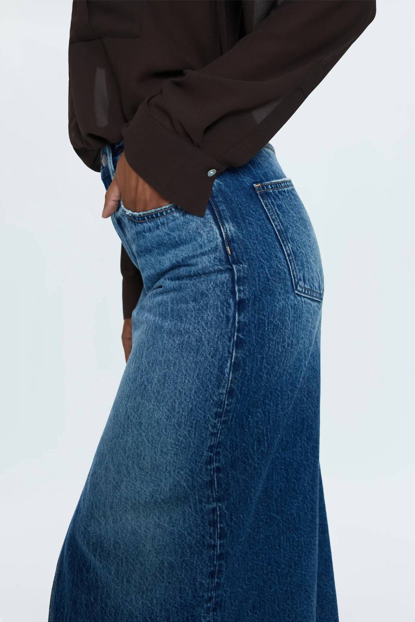 Pistola - Alice Denim Midi Skirt