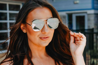 Julia Rose - Unisex Alex High Quality Aviator Sunglasses