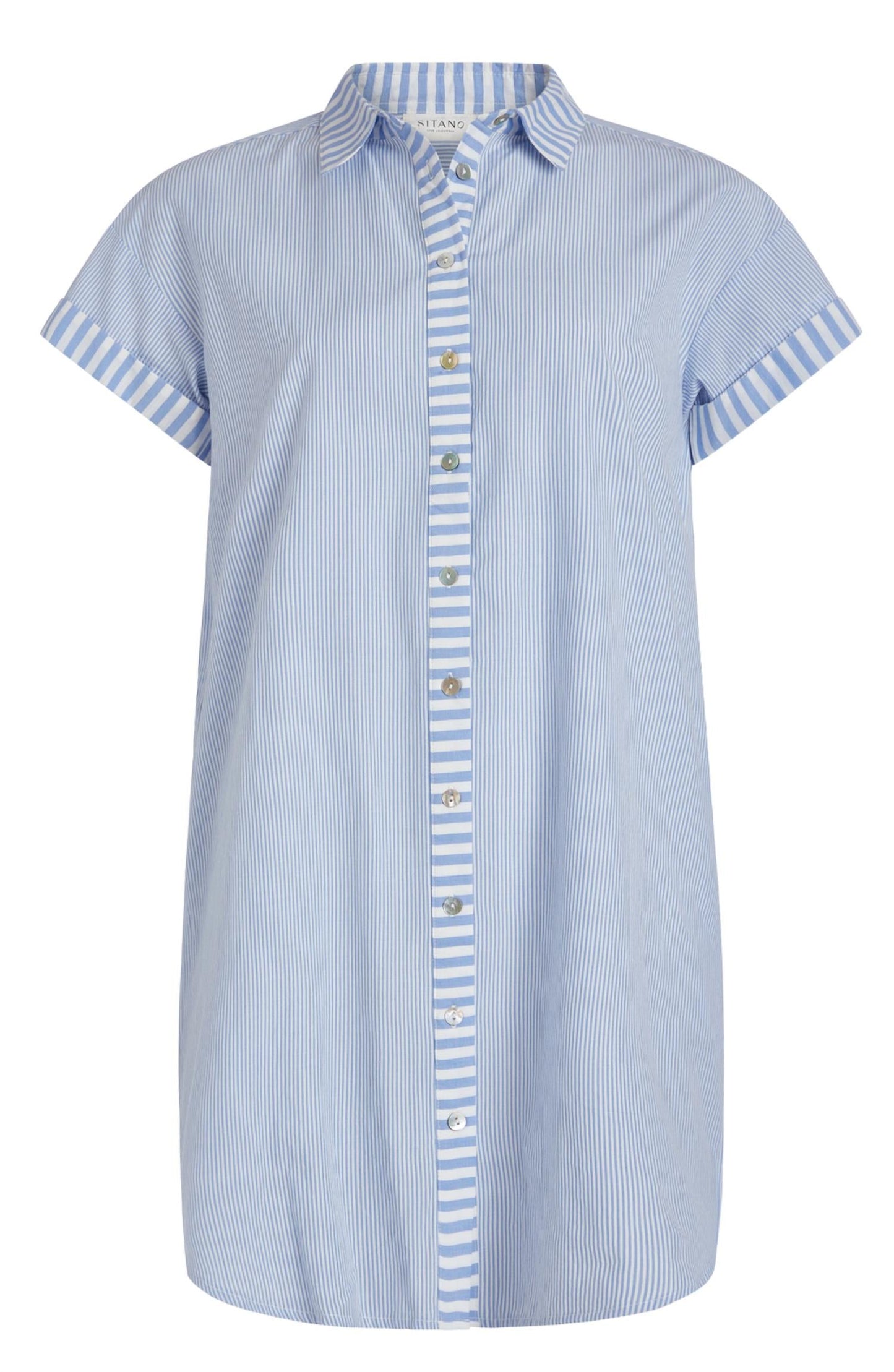 Sitano - Women's Riga Short Sleeve Short Dress