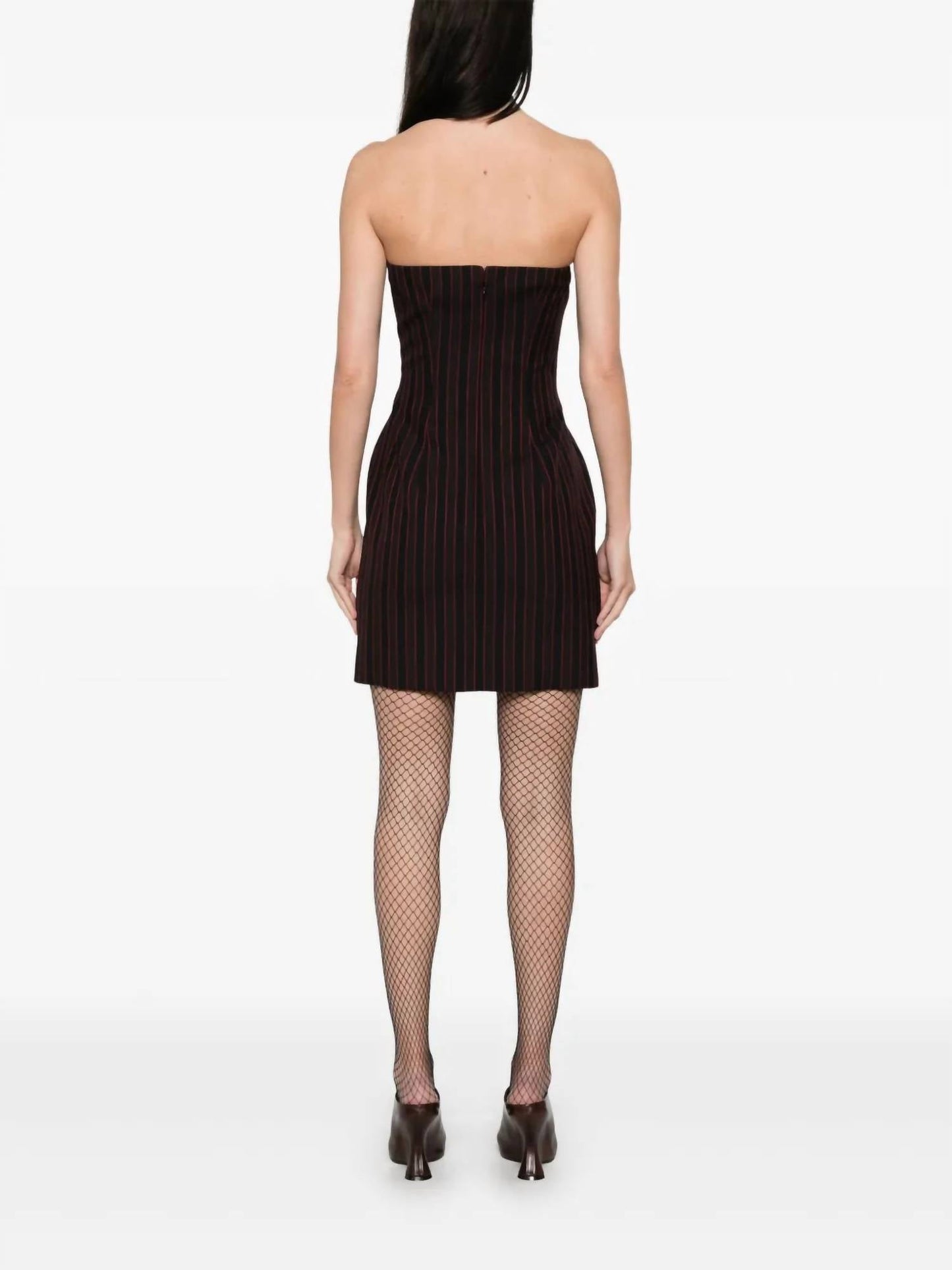 Alexander Mcqueen - Pinstriped Mini Dress