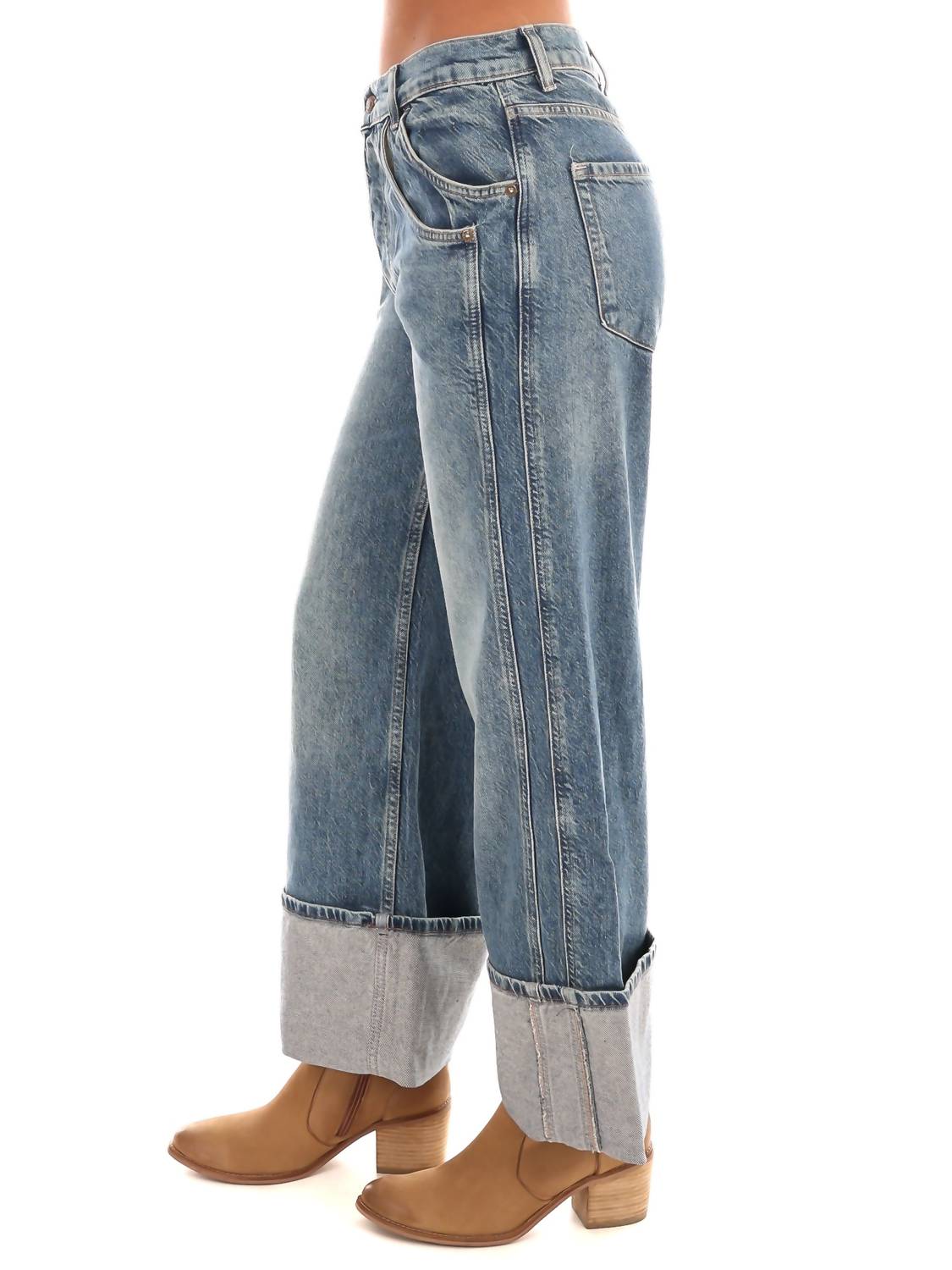 Free People - Final Countdown Mid Rise Jeans