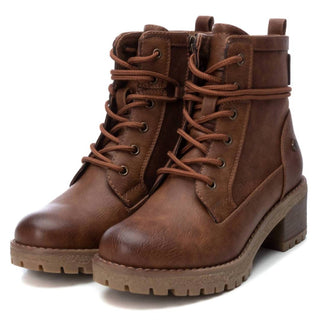 Xti - Botas femininas com cadarço e amarração