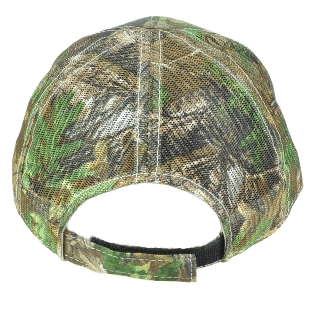 Team Realtree Mesh Trucker Camouflage Blank Outdoors Adjustable Curved Hat Cap