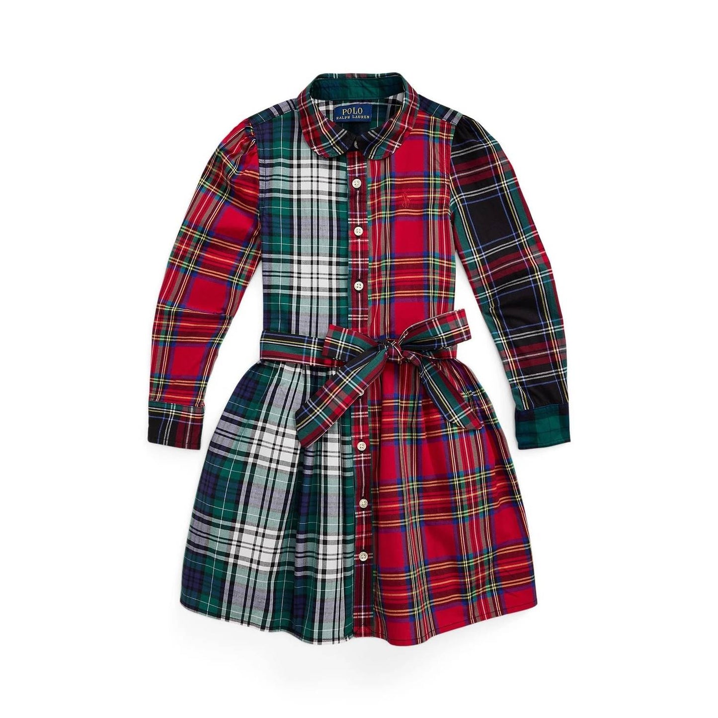 Polo Ralph Lauren - Girl's Plaid Cotton Fun Shirt Dress
