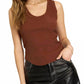 Project Social T - Suki Scoop Neck Ribtank Top