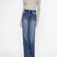 Kancan - High Rise Flared Leg Jean