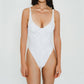Gigizara - Calico One Piece Swimsuit Print Pattern & Underwire Support