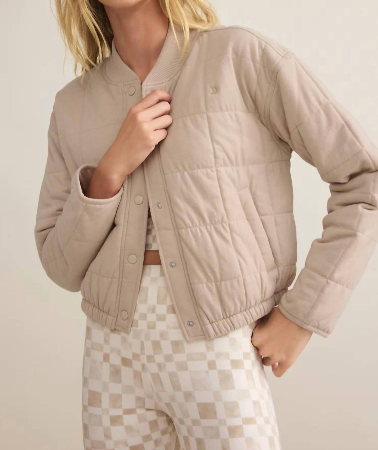Z Supply - La Jolla Long Sleeve Quilted Jacket