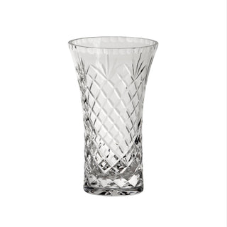Creative Gifts International - Vaso de cristal alargado com padrão medalhão II