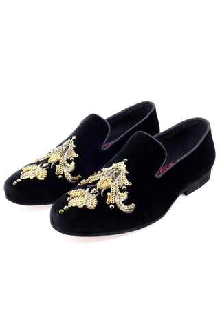 Barabas - Men's Pearls Mod Slip-on Loafers