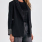 Elan - Rhinestone Cuff Blazer