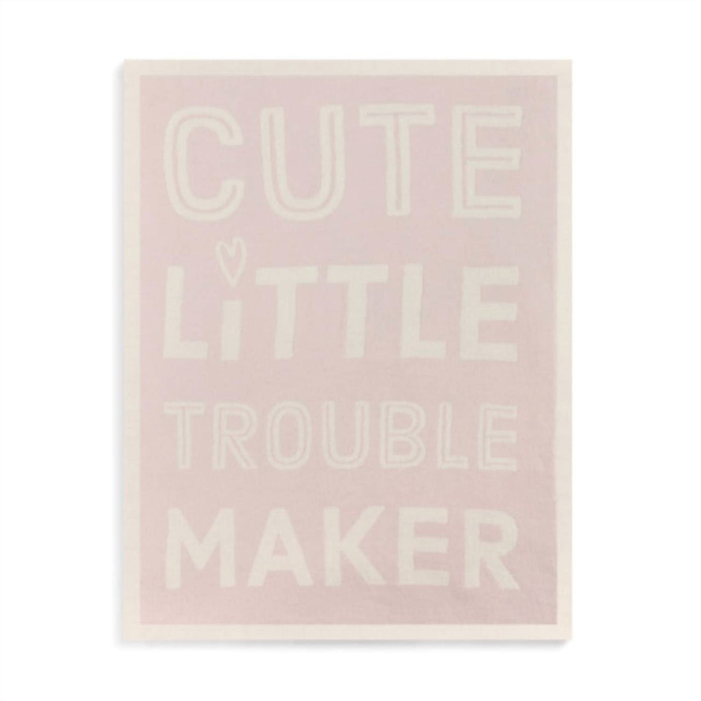 Demdaco - Cute Little Trouble Maker Blanket