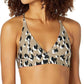 Trina Turk - Standard Lynx Reversible Halter Bikini Top