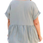 Entro - EDGY PLUS: Landy Babydoll Short-Sleeve Top