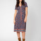 Vestido Francesca Feminino Leota Azul Tamanho P