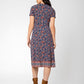 Vestido Francesca Feminino Leota Azul Tamanho P