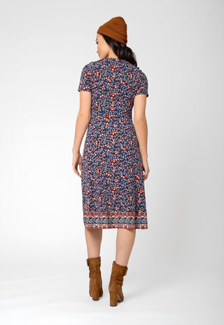 Vestido Francesca Feminino Leota Azul Tamanho P