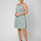 Vestido Ariana Leota Feminino em Jacquard Verde Multicolorido 2X Lord &amp; Taylor Verde Tamanho 2XL