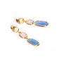 Avenue Chic - Women's Rectangular Drop Stud Earrings