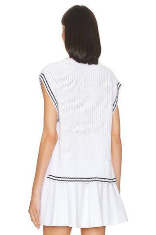 525 America - Suéter Lizzie Cable Varsity Vest