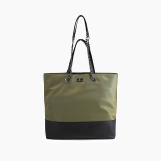 Like Dreams - Bolsa tote feminina de nylon em madeira de bordo