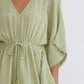 Entro - Cinch Waist Tie Dress