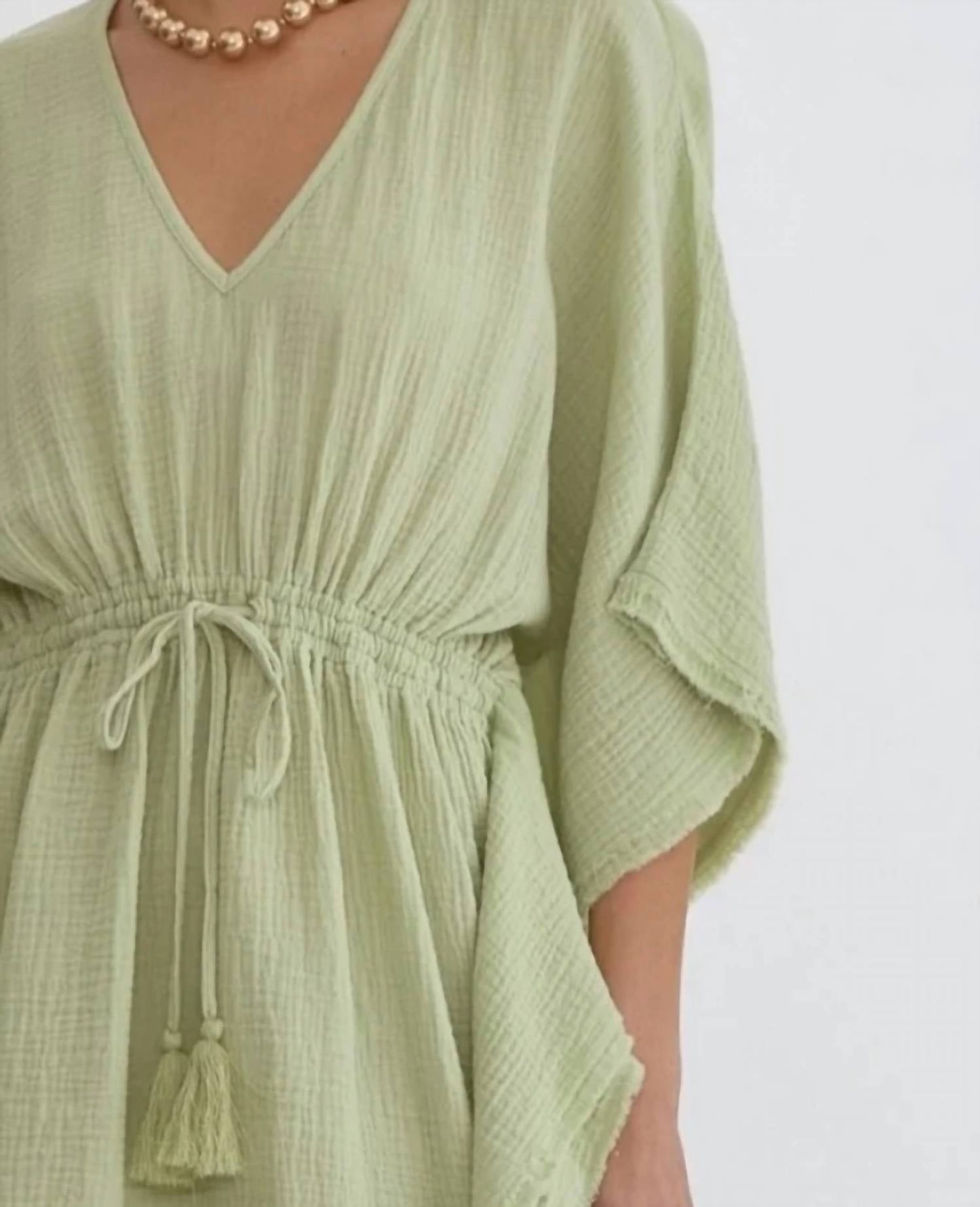 Entro - Cinch Waist Tie Dress