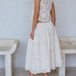 A.Ren - Cannes Eyelet Front Tie Tank