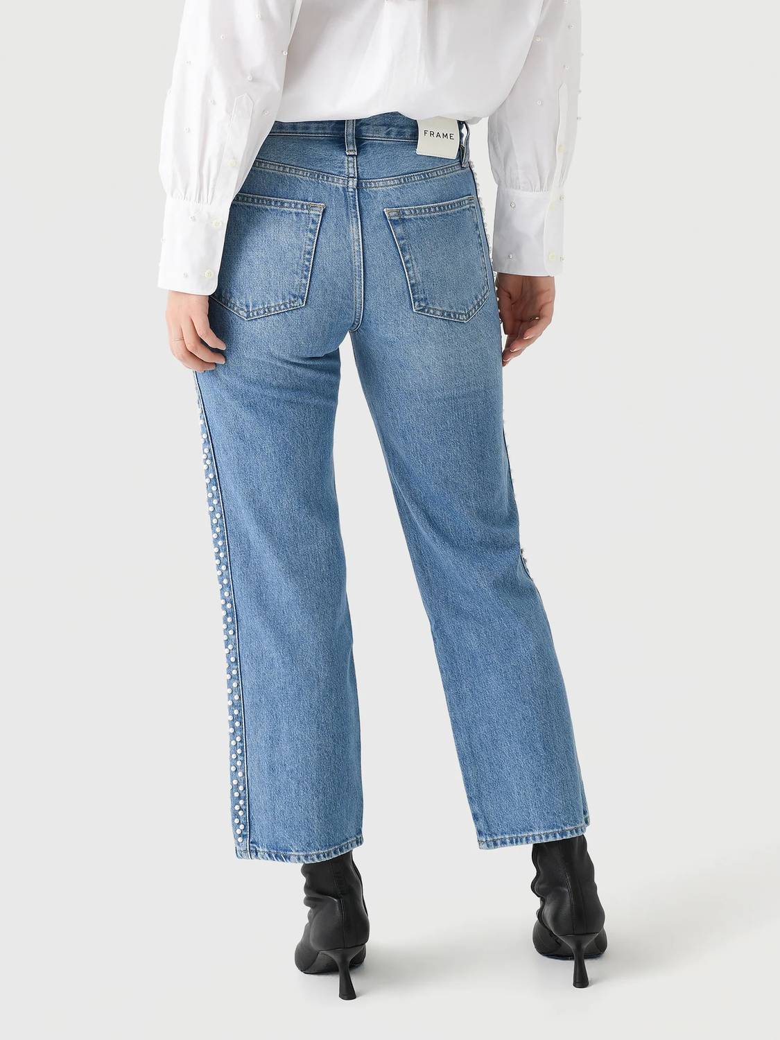 Frame - Atelier Le Jane Cropped Straight Leg Jean