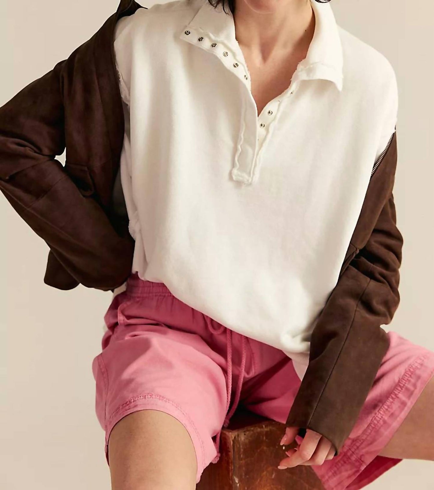 Free People - Camden Henley Sweatshirt