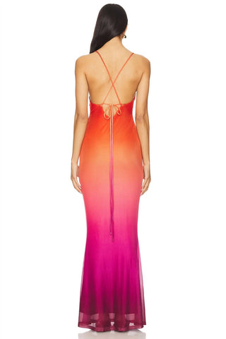 Luxxel - Mesh Maxi Dress