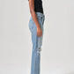 Agolde - '90s Pinch Waist Ripped High Waist Straight Leg Jeans