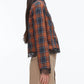 3.1 Phillip Lim - Long Sleeve Cropped Shirt With Lace Hem