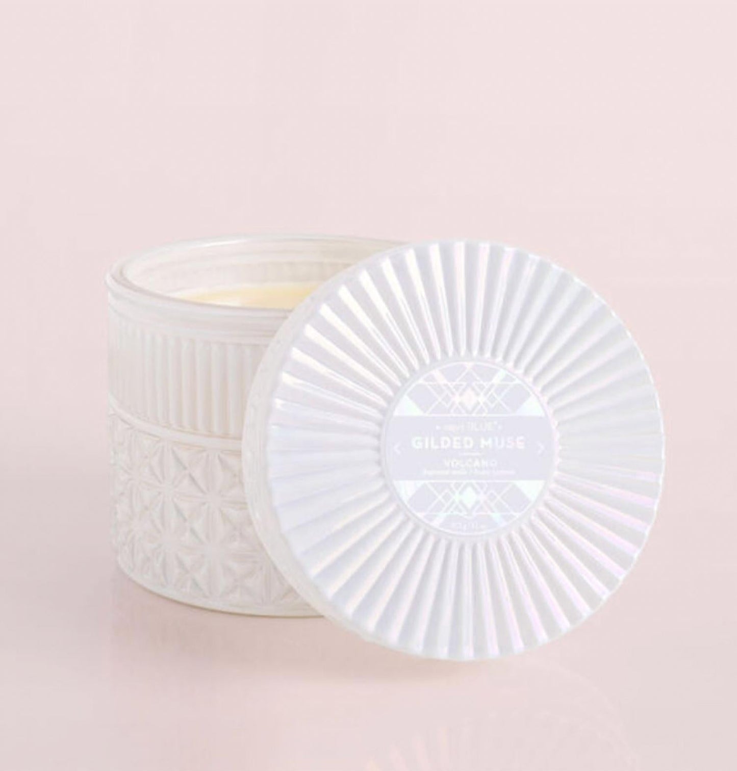 Capri Blue - Volcano Gilded Faceted Candle Jar