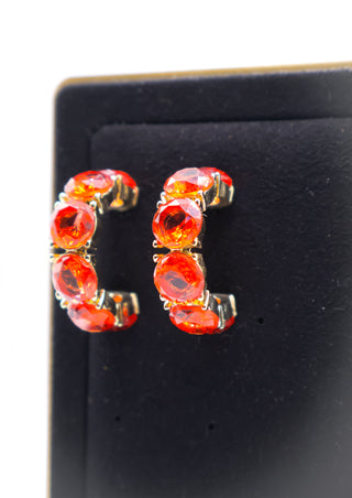Brincos Crimson Elegance – Brincos luxuosos vermelhos