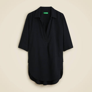 J.Crew - Camisa popover em gaze arejada