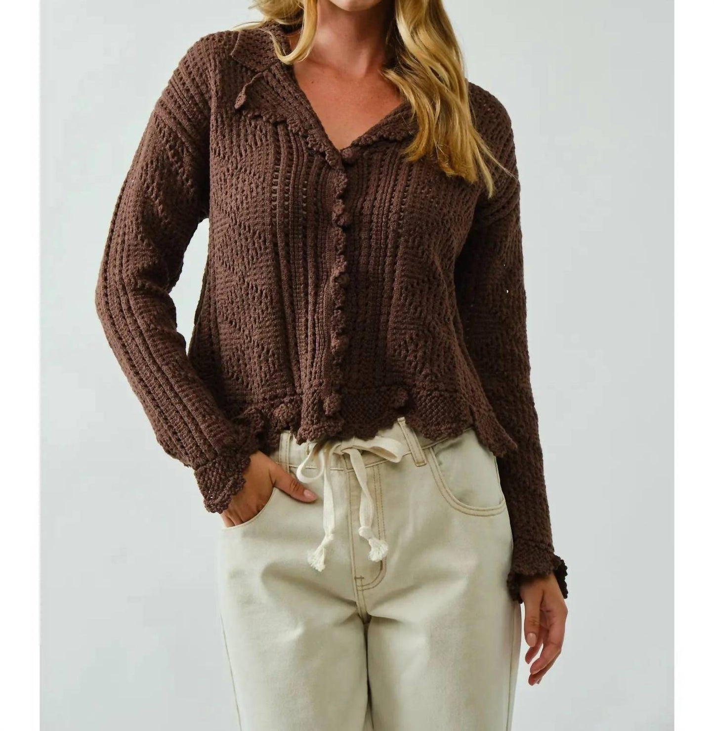 Aaron & Amber - Timeless Crochet Cardigan