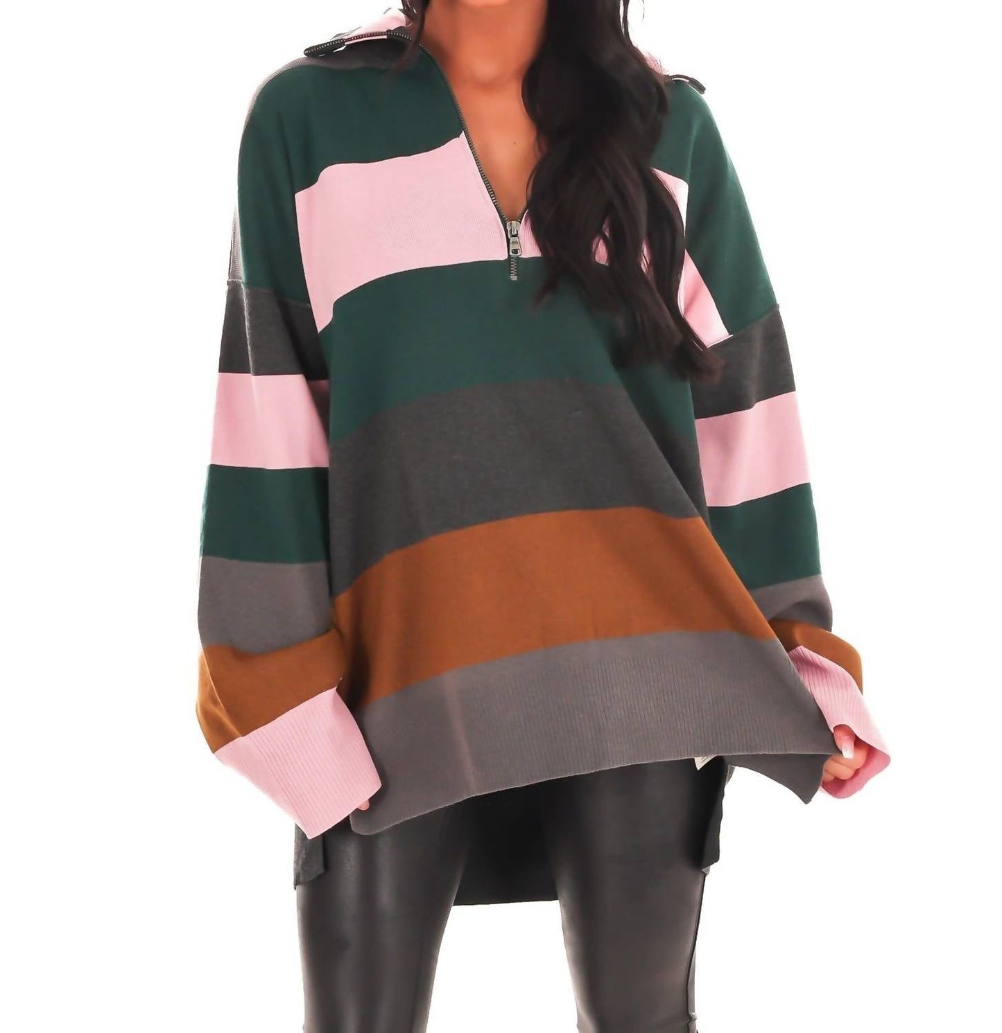 Free People - Coastal Stripe Pullover