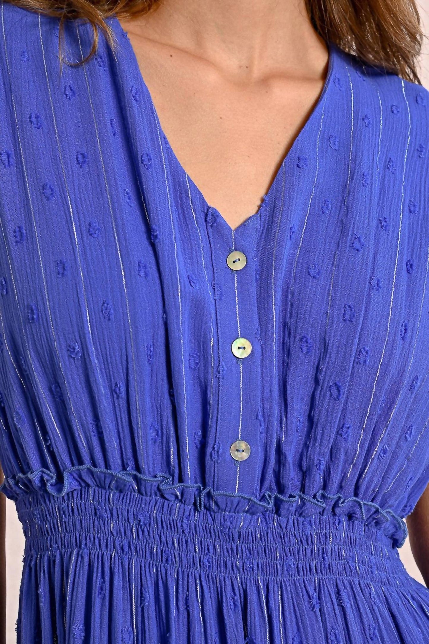 Molly Bracken - V Neck Stripe Dress