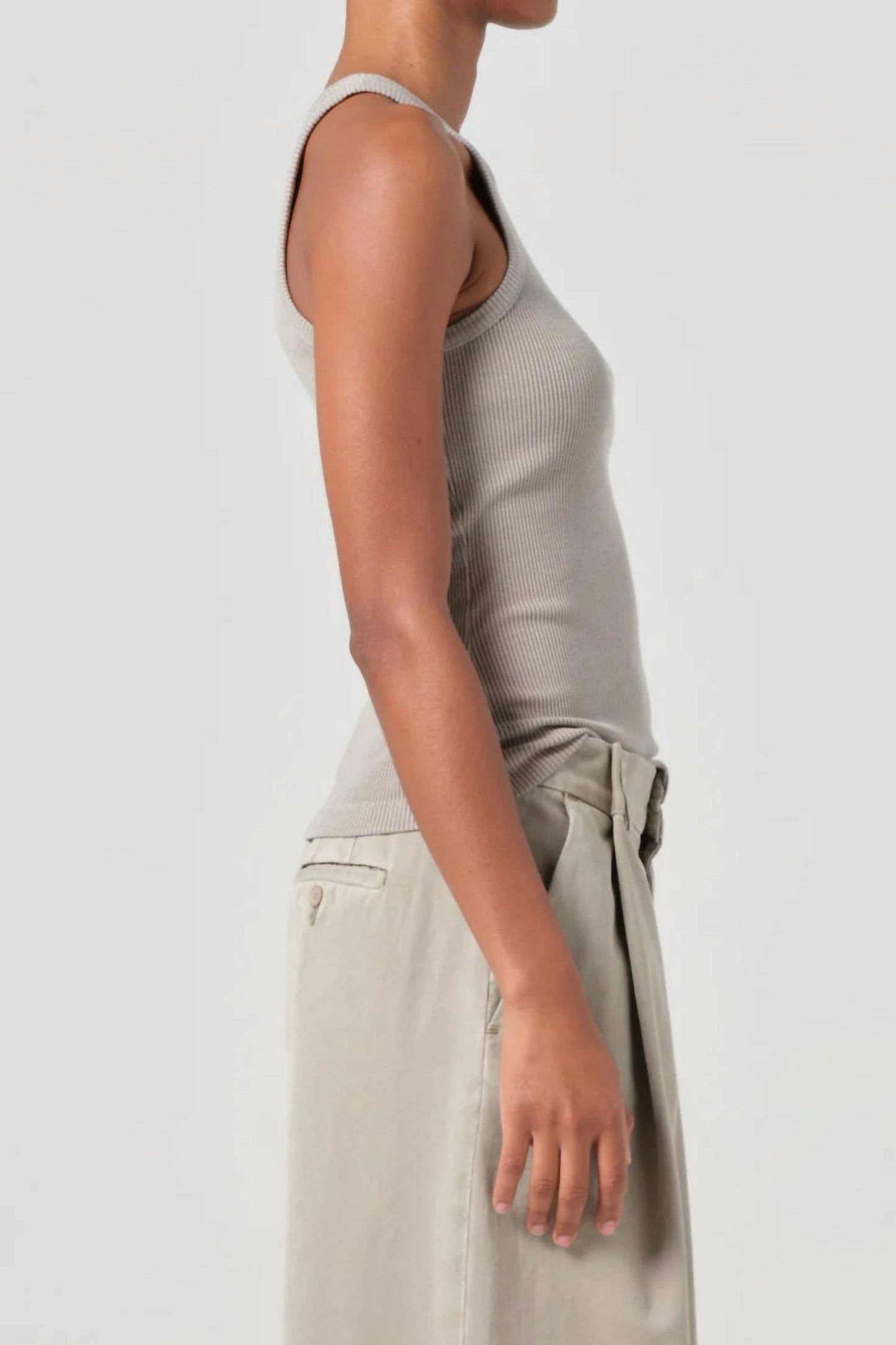 Agolde - Rayne High Neck Tank Top