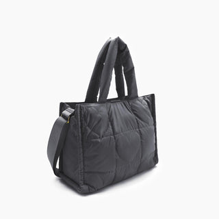 Like Dreams - Bolsa tote feminina Kiara acolchoada com estampa de coração