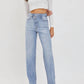Cello - Jillian High Rise Asymmetrical Button Dad Jeans