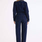 Etica - Farrah Zipper Front Denim Jumpsuit