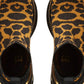 Balmain - Women's Leopard B-bold Wedge High-top Sneakers
