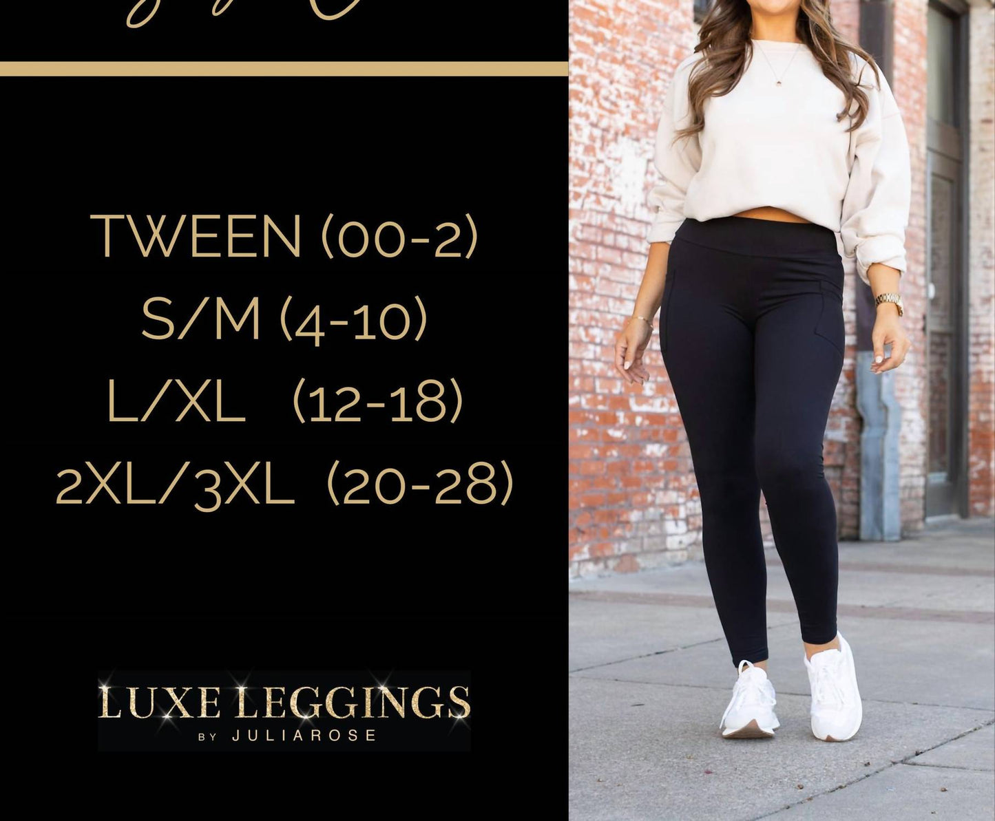 Julia Rose - Sleek Pocket Collection - Full Length Leggings