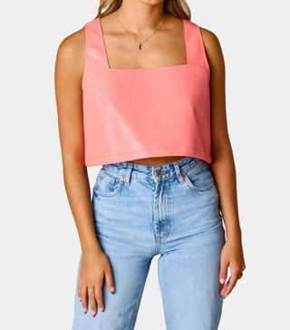 Buddylove - Regata Manning Vegan Leather Cropped