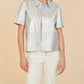 Dolce Cabo - Iridescent Vegan Leather Top