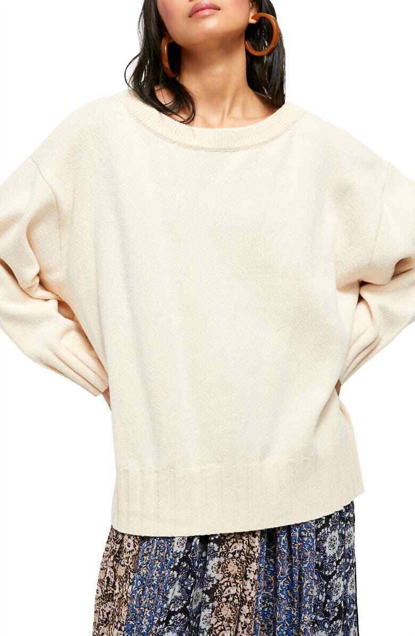 Free People - Street Fair Tunic Oversized Sweater